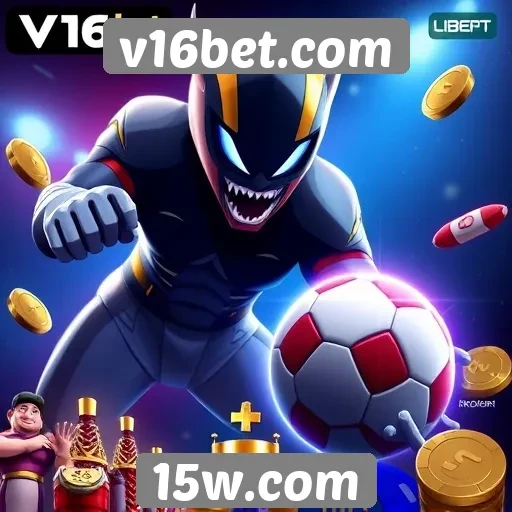 Variedade de jogos disponíveis na plataforma v16bet